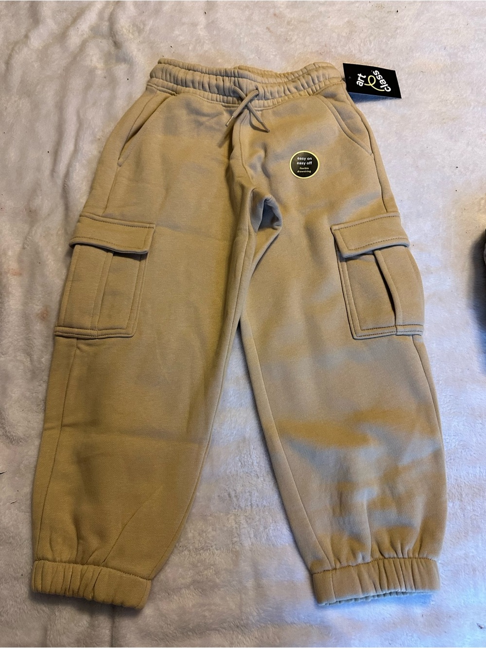 Target Kids Tan Cargo Sweatpants